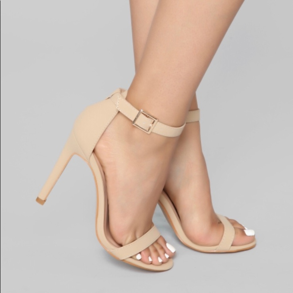 Strapped Success Heel - Nude
